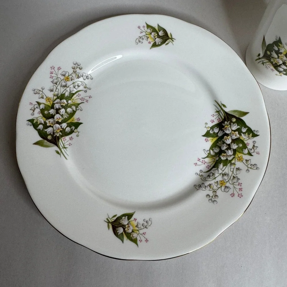 Duchess‎ Fine Bone China Lily of the Valley Cup and Plate Set Made in England